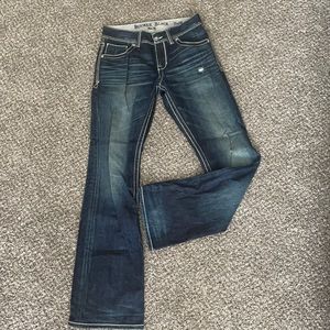 Men’s Buckle Black Jeans